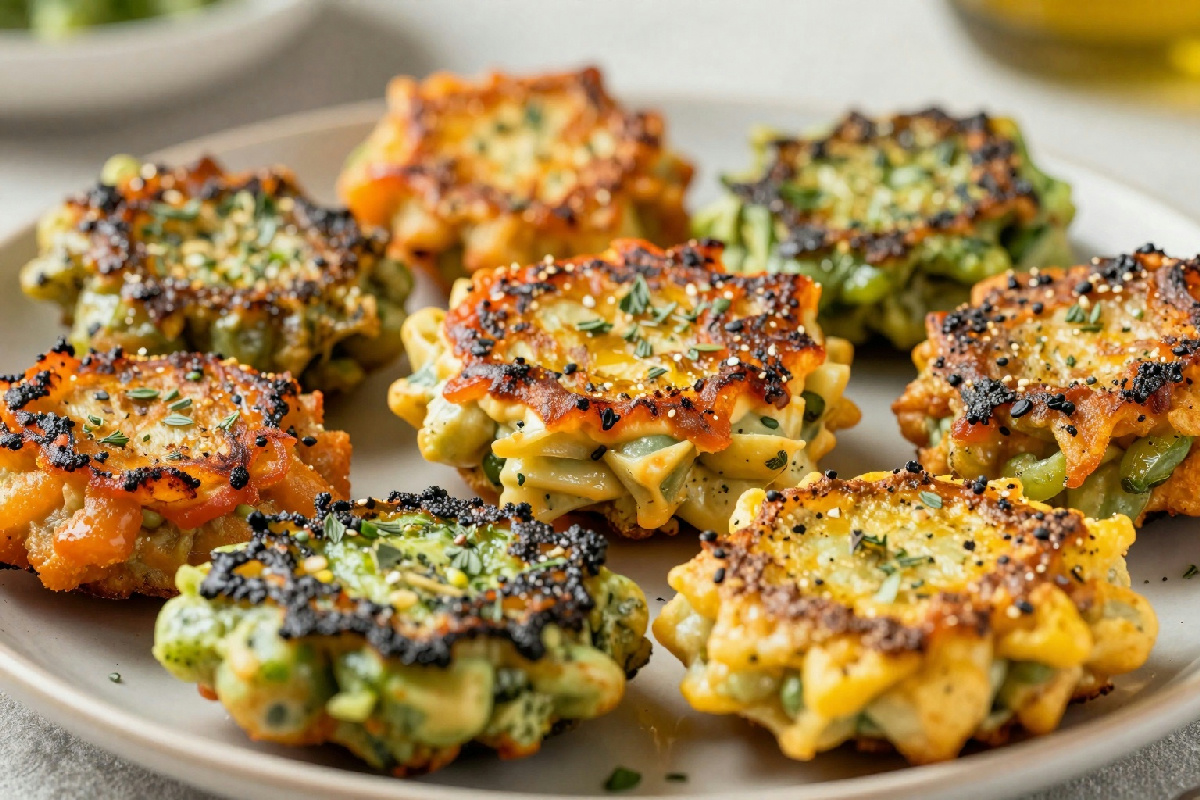 Come preparare leggere frittelle di verdure senza farina e senza frittura per un pasto sano