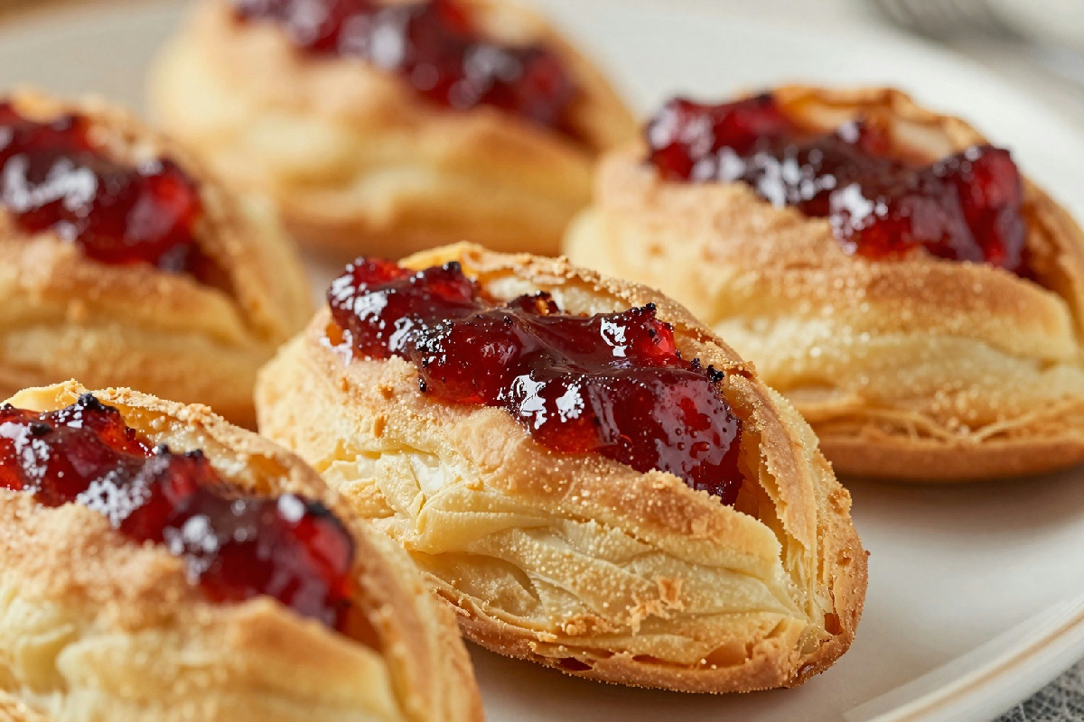 Sfogliatelle veloci alla marmellata: croccanti fuori e pronte in soli 20 minuti di preparazione