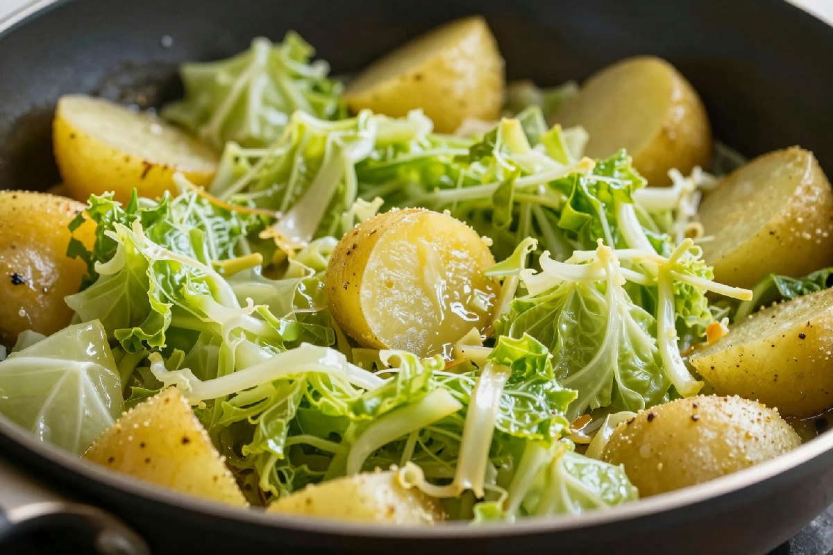 Verza e patate in padella: ricetta per un contorno rustico e gustoso ideale per l'inverno