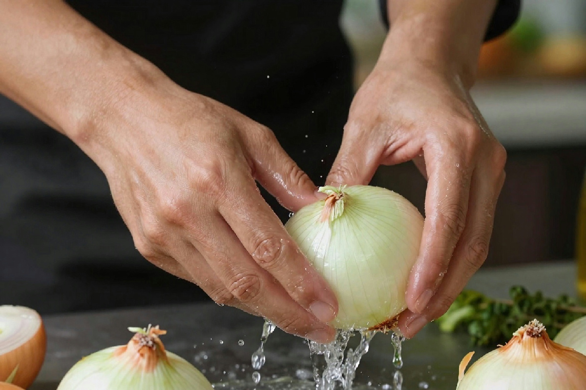 Come eliminare l’odore di cipolla dalle mani: 4 trucchi utili di una chef esperta
